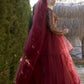 Robe de mariée princesse avec voile en tulle