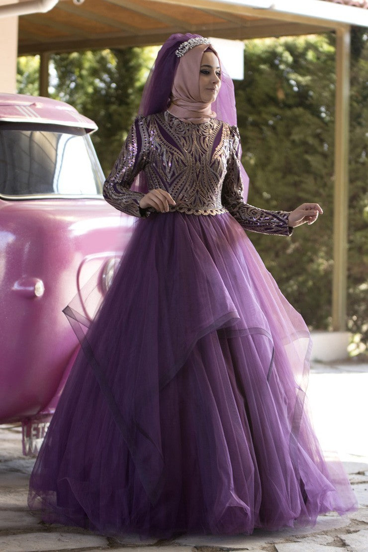 Robe de mariée princesse avec voile en tulle