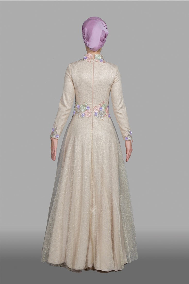Robe de soirée paillette longue