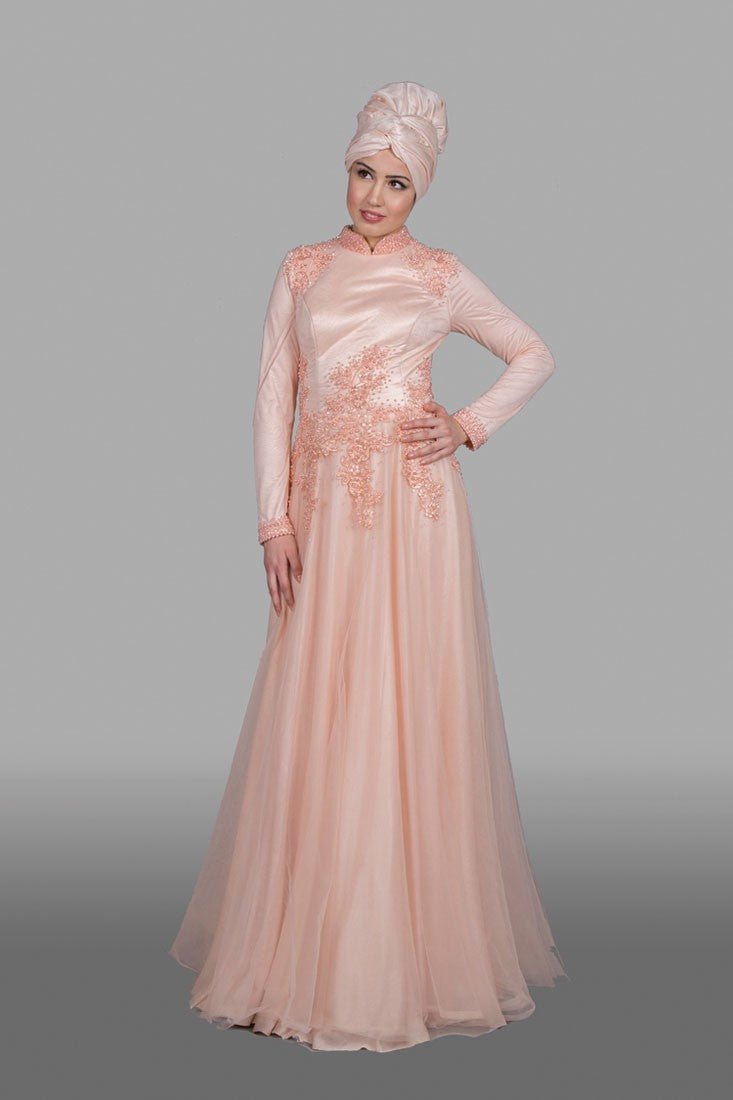 Longue robe de soirée hijab