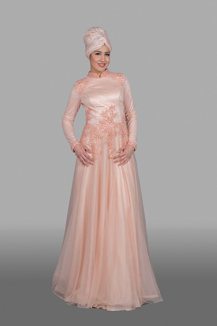 Longue robe de soirée hijab