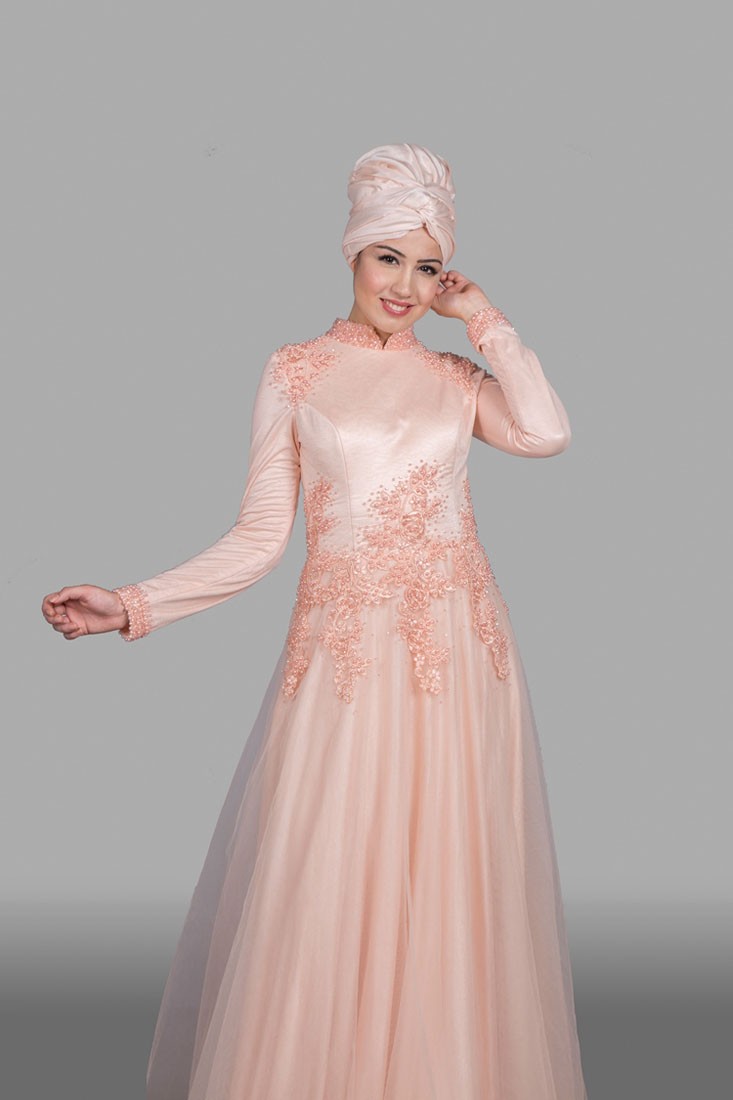 Longue robe de soirée hijab