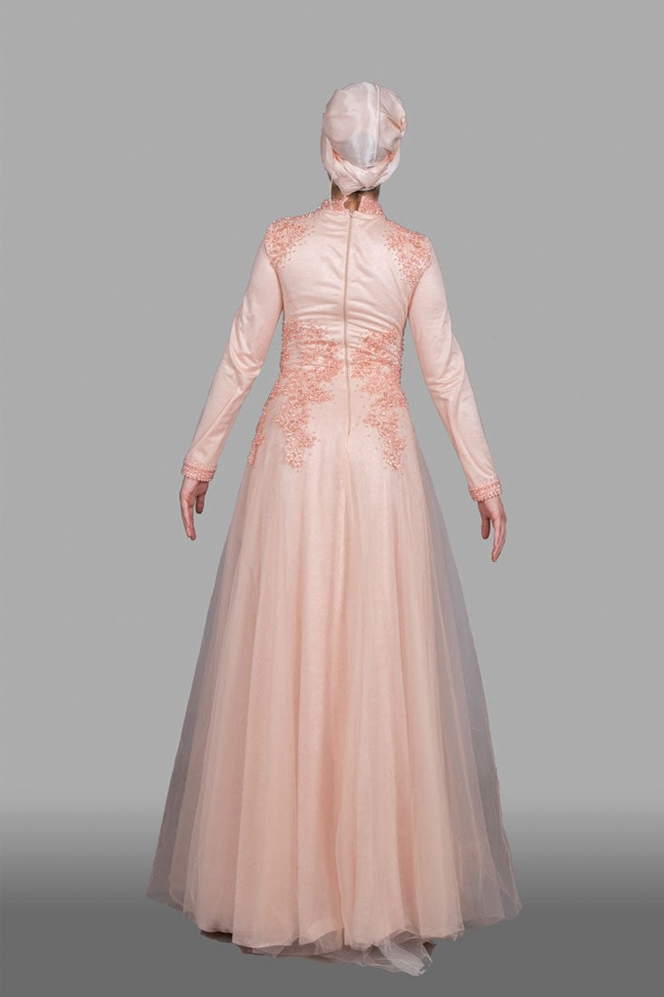 Longue robe de soirée hijab