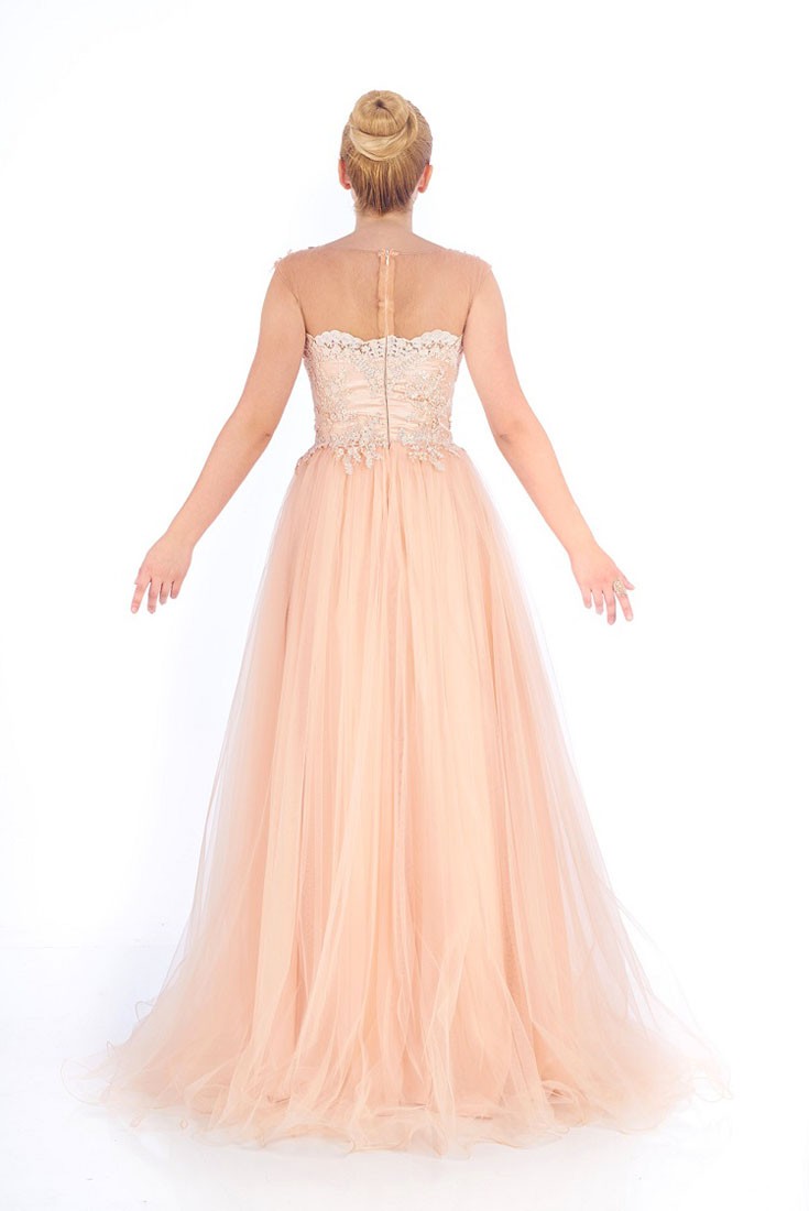 Robe de soirée en tulle