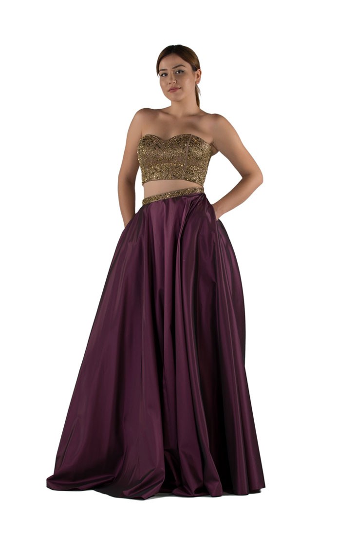 Robe deux pièces style indien