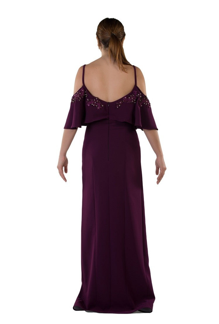 Robe de soirée épaules dénudées