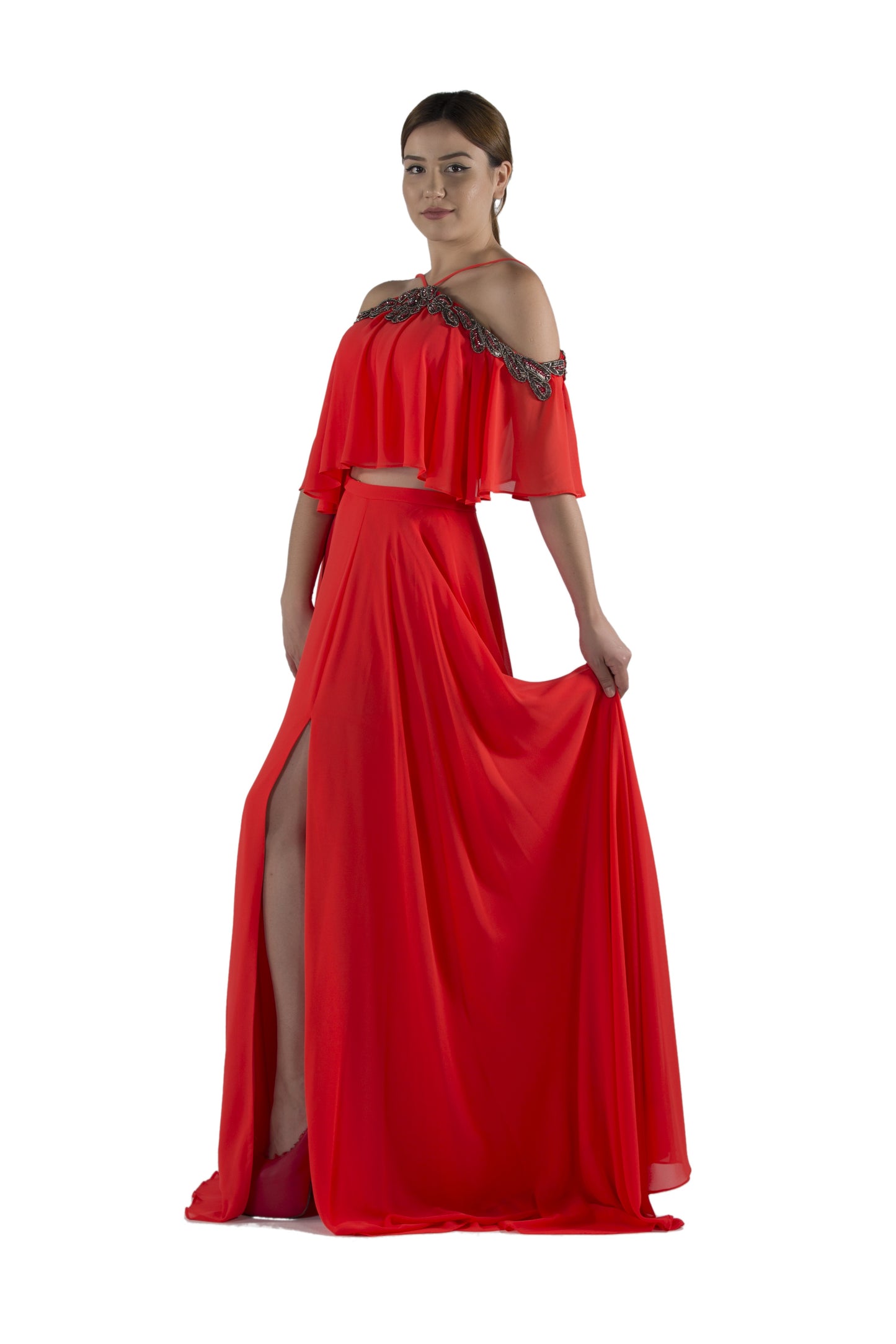 Robe licou style espagnol