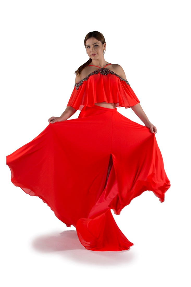 Robe licou style espagnol