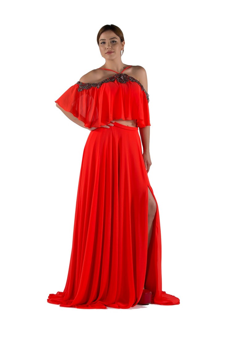 Robe licou style espagnol