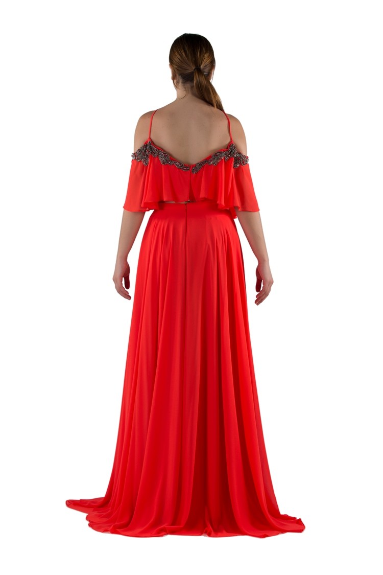 Robe licou style espagnol