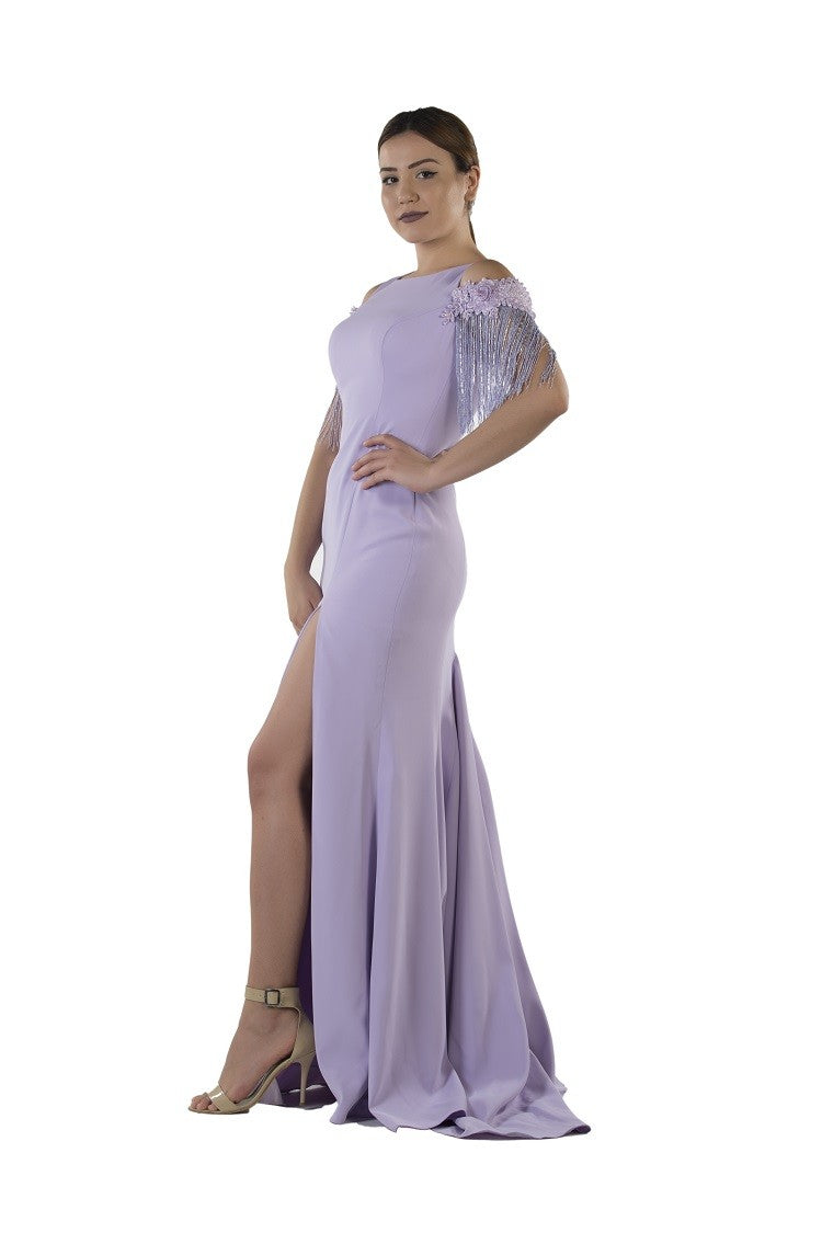 Robe de soiree sirene avec traine