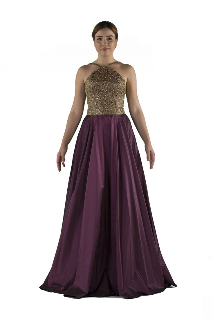 Robe de soirée princesse licou