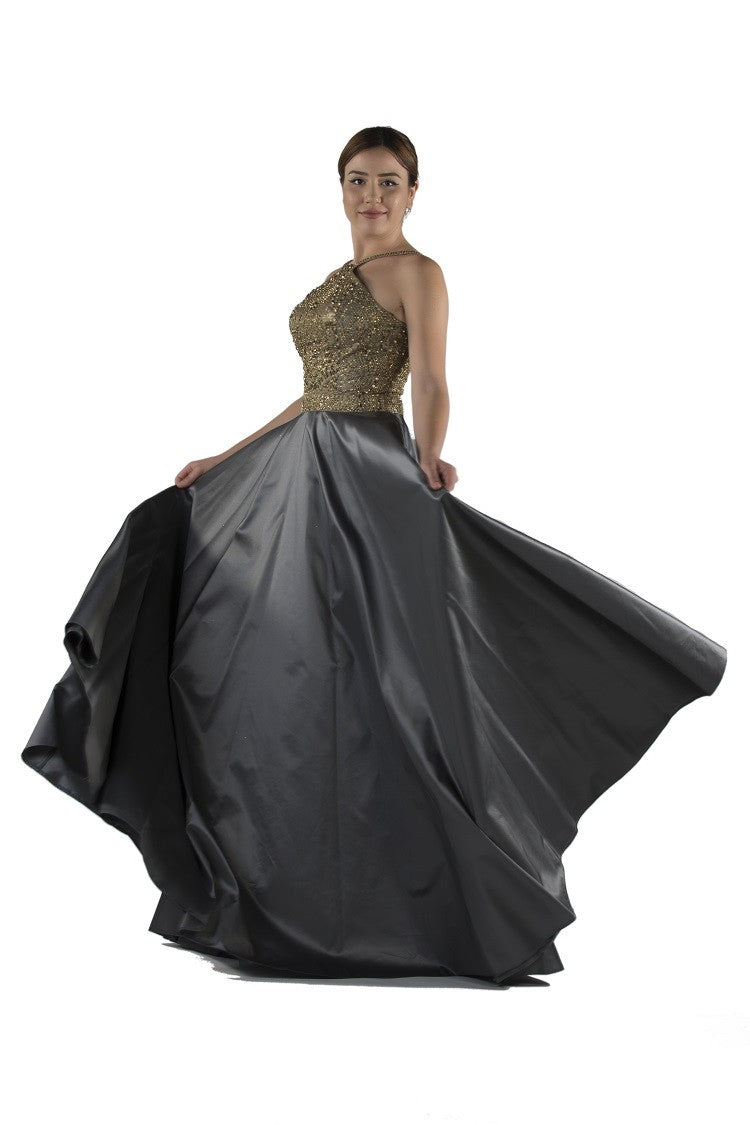 Robe de soirée princesse licou