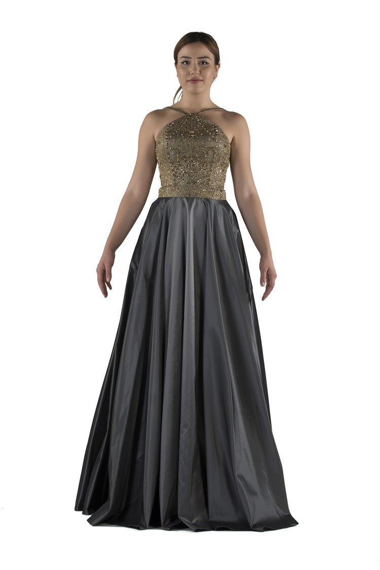 Robe de soirée princesse licou