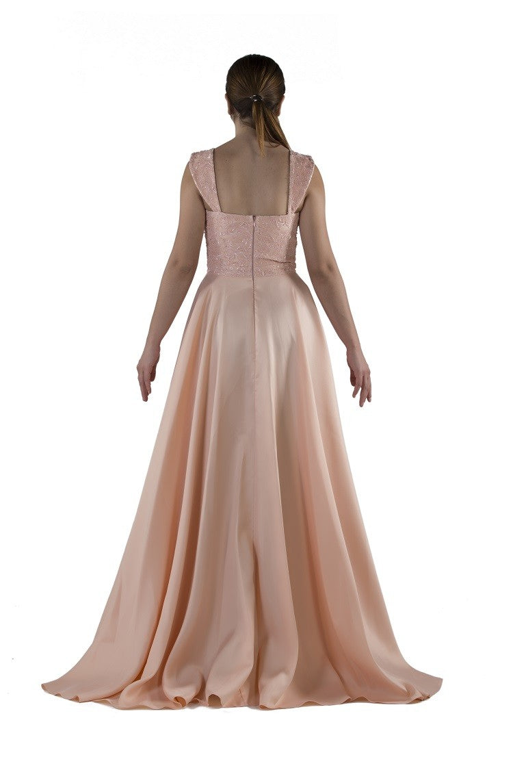 Robe de soirée princesse avec bretelles